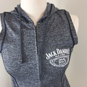 Jack Daniels hoodie vest women’s M